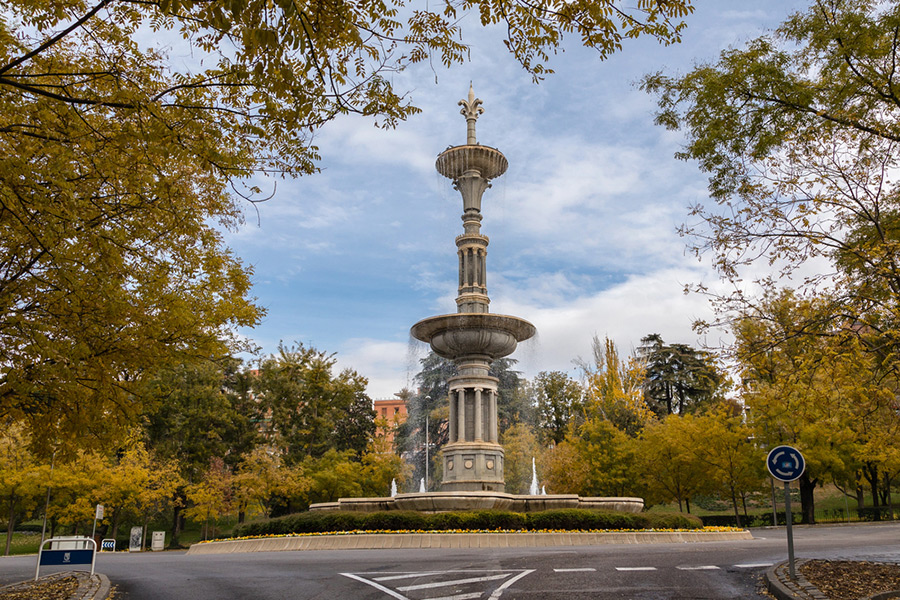 Parque del Oeste, Madrid. Depositphotos