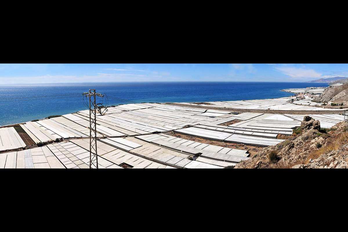 2017. Imagen que presentaba la línea de costa entre Huarea y El Pozuelo