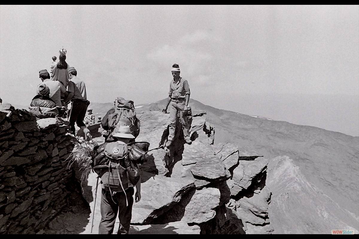 Mulhacén 1982 * Romería. Foto: JUAN ENRIQUE GÓMEZ