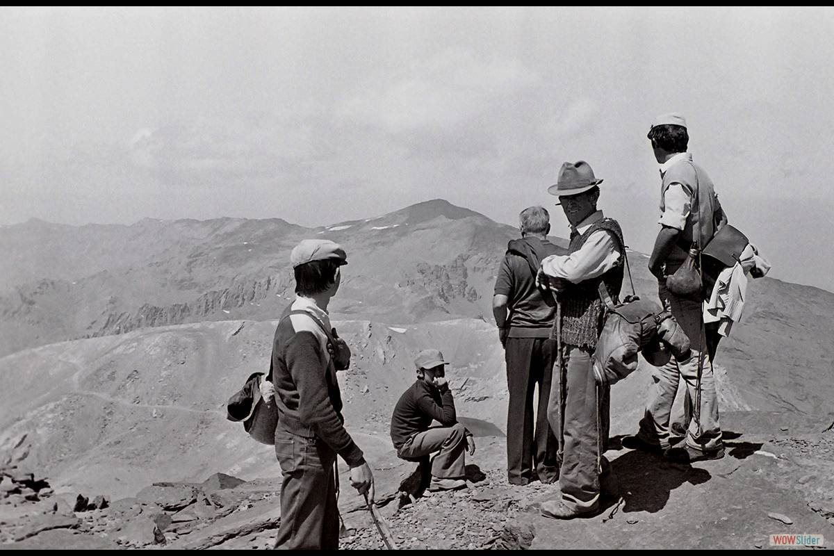 Mulhacén 1982 * Romería. Foto: JUAN ENRIQUE GÓMEZ